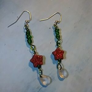 Handmade Christmas earrings